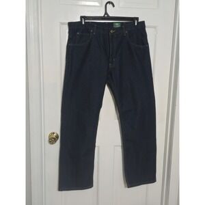 Key dark blue jeans work Mens 34x30 NWT relaxed fit